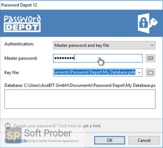 change master password password depot