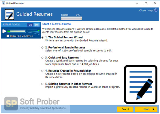 ResumeMaker Professional Deluxe 20.2.1.5025 for windows download