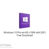 Windows 10 Pro en-US v1909 x64 2021 Free Download