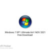 Windows 7 SP1 Ultimate 6in1 NOV 2021 Free Download