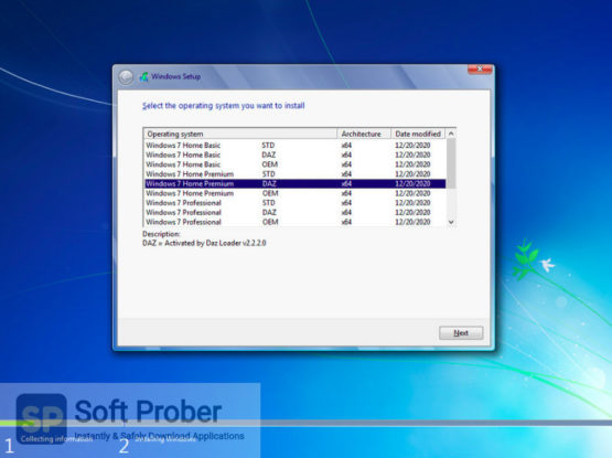 Windows 7 SP1 X64 14in1 DEC 2020 Latest Version Download-Softprober.com