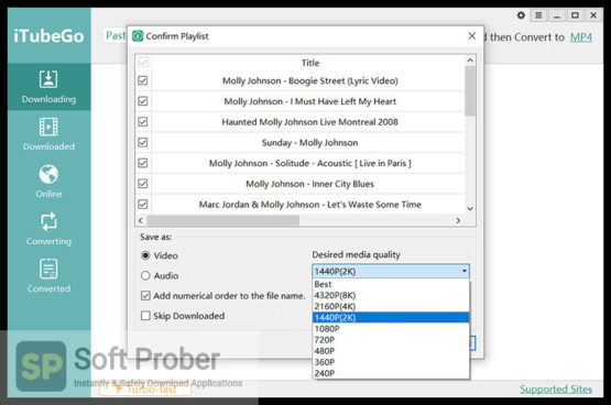 iTubeGo YouTube Downloader 2021 Offline Installer Download-Softprober.com