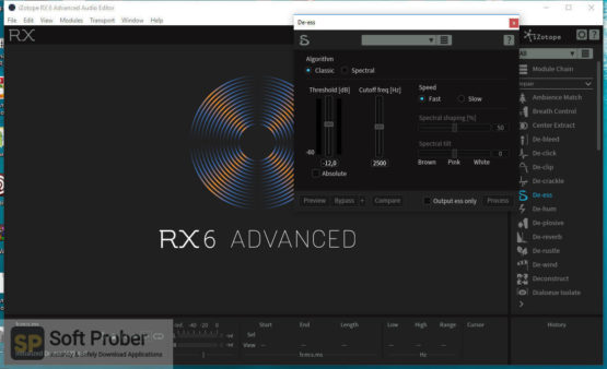 iZotope RX 6 Audio Editor Advanced 2021 Direct Link Download-Softprober.com