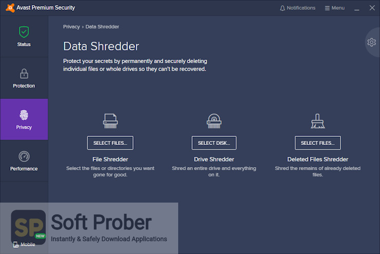 Avast Premium Security 2023 23.6.6070 download the new version for windows