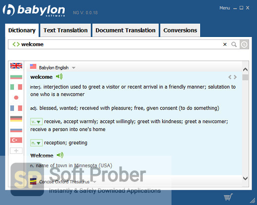 babylon dictionary free dawnload