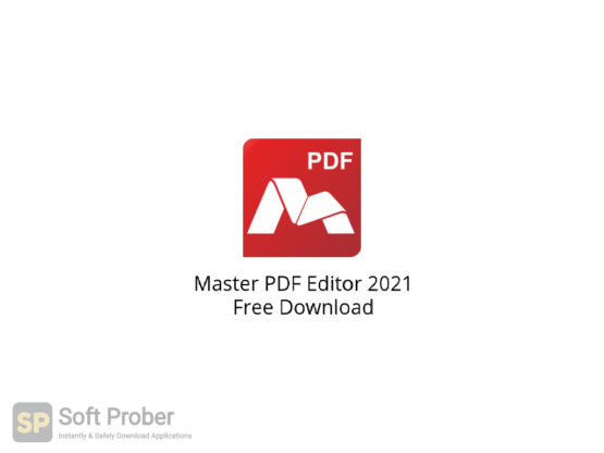 Master PDF Editor 2021 Free Download-Softprober.com