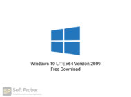 Windows 10 LITE x64 Version 2009 Free Download-Softprober.com