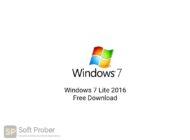 Windows 7 Lite 2016 Free Download-Softprober.com