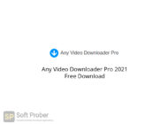 Any Video Downloader Pro 2021 Free Download-Softprober.com