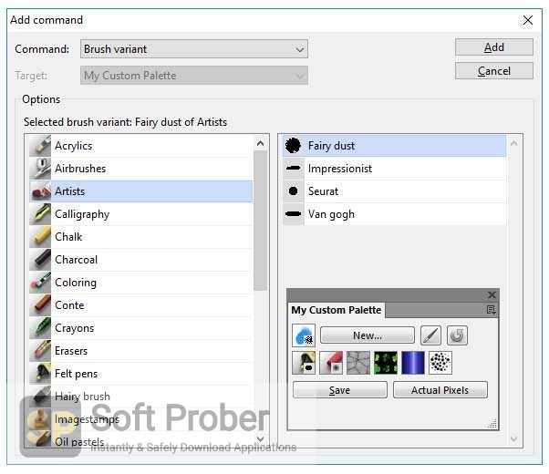 how to save file on artweaver plus
