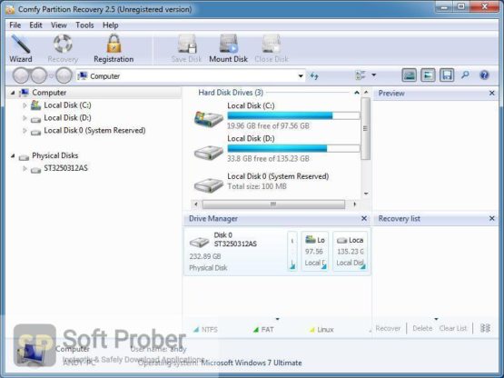 Comfy Partition Recovery 2021 Direct Link Download-Softprober.com