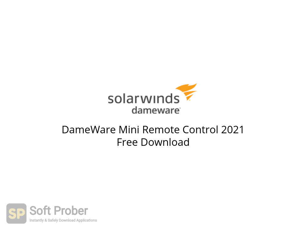 instal DameWare Mini Remote Control 12.3.0.42