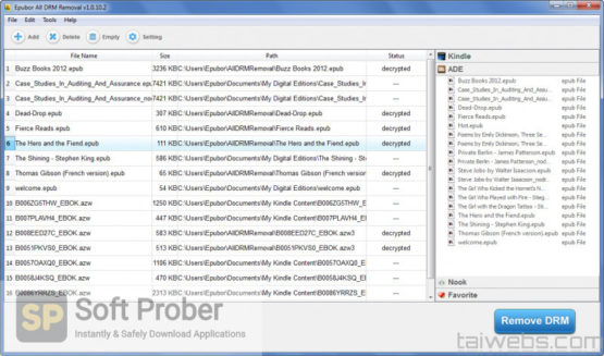 Epubor All DRM Removal 2021 Offline Installer Download-Softprober.com