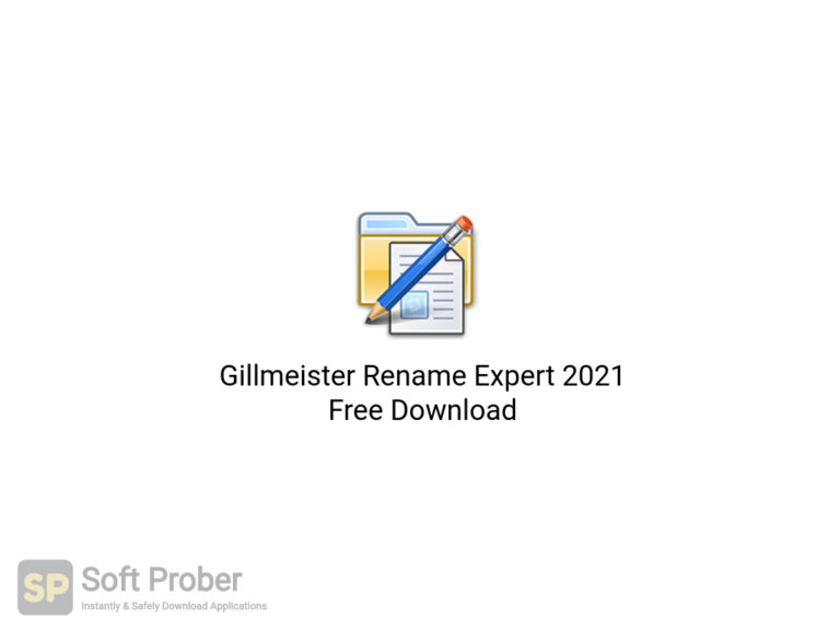Gillmeister Rename Expert 5.30.1 for windows instal