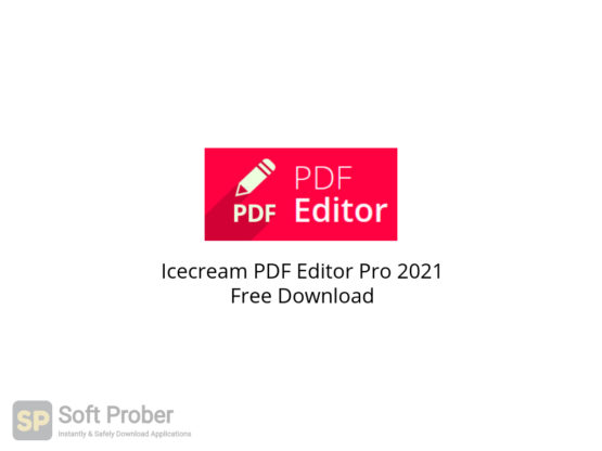 Icecream PDF Editor Pro 2021 Free Download-Softprober.com