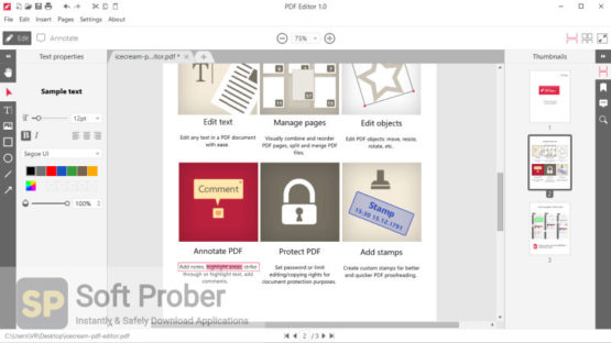 Icecream PDF Editor Pro 2021 Latest Version Download-Softprober.com