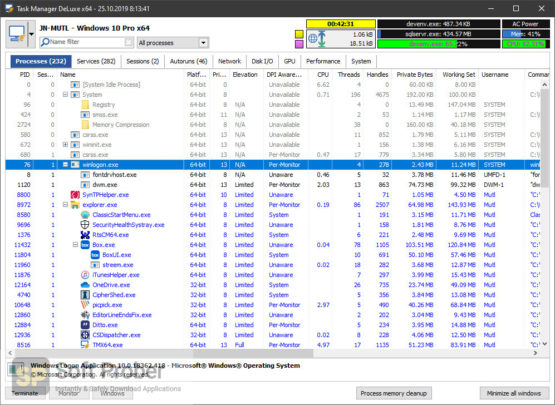 MiTeC Task Manager Deluxe 2021 Offline Installer Download-Softprober.com