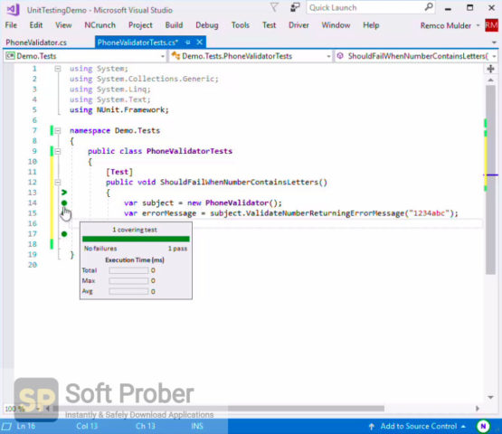 NCrunch 4 for Visual Studio 2021 Offline Installer Download-Softprober.com