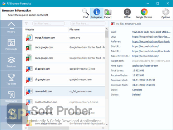 RS Browser Forensics 2021 Offline Installer Download-Softprober.com