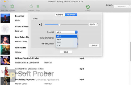 Ukeysoft Spotify Music Converter 2021 Offline Installer Download-Softprober.com