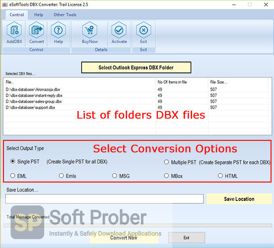eSoftTools DBX Converter 2021 Latest Version Download-Softprober.com