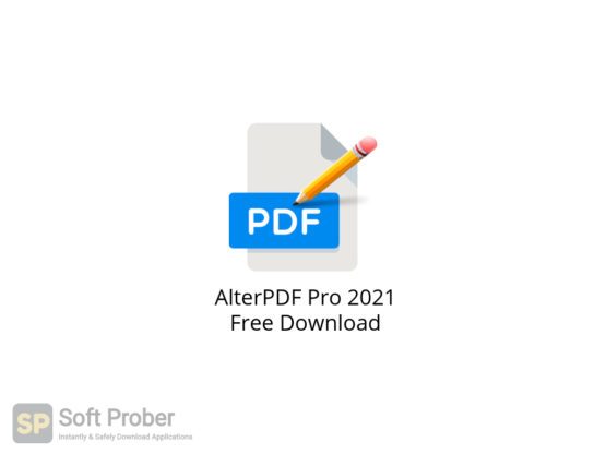AlterPDF Pro 2021 Free Download-Softprober.com