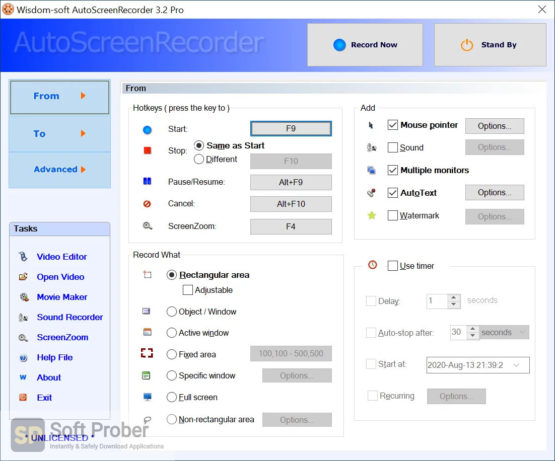 AutoScreenRecorder Pro 2021 Offline Installer Download-Softprober.com