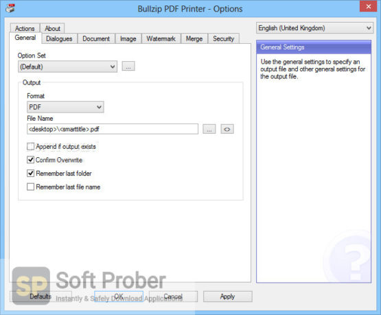 BullZip PDF Printer Expert 2021 Latest Version Download-Softprober.com