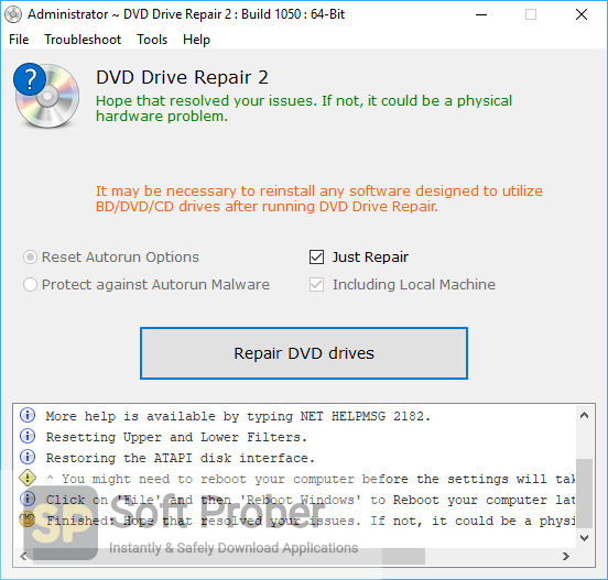 DVD Drive Repair 2021 Direct Link Download-Softprober.com