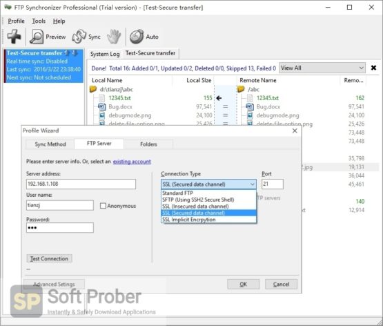 FTP Synchronizer Professional 2021 Direct Link Download-Softprober.com
