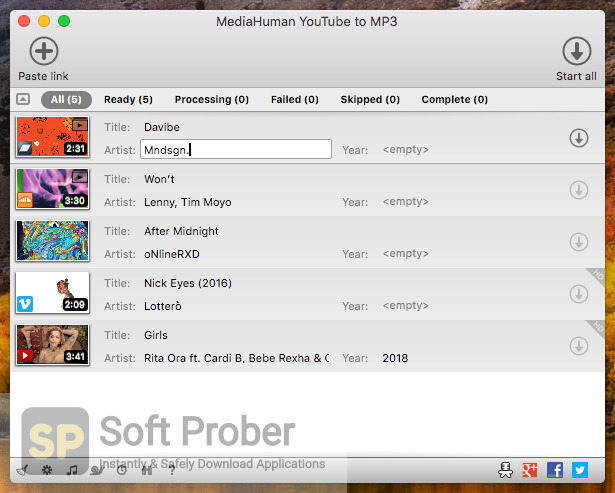 MediaHuman YouTube to MP3 Converter 3.9.9.87.1111 instal the new version for ipod