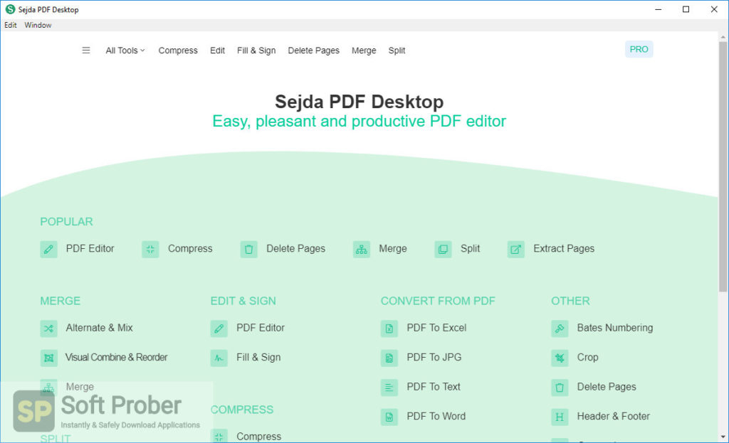 Sejda PDF Desktop Pro 7.6.0 download the new