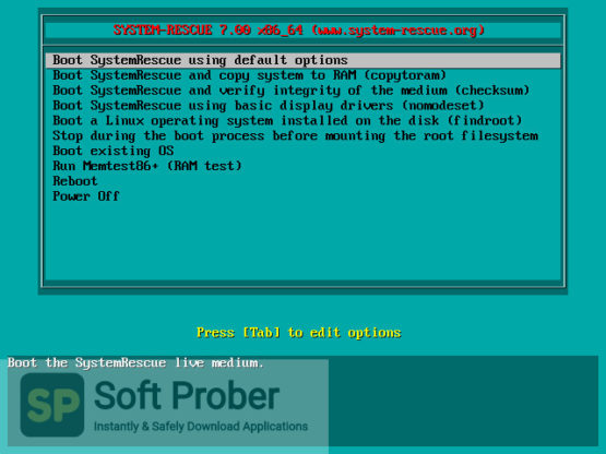 SystemRescueCD 2021 Direct Link Download-Softprober.com