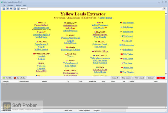 Yellow Leads Extractor 2021 Latest Version Download-Softprober.com