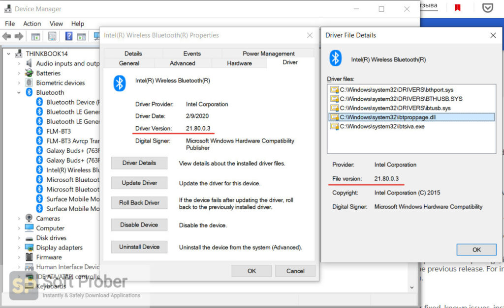 download intel wireless bluetooth software for windows 10