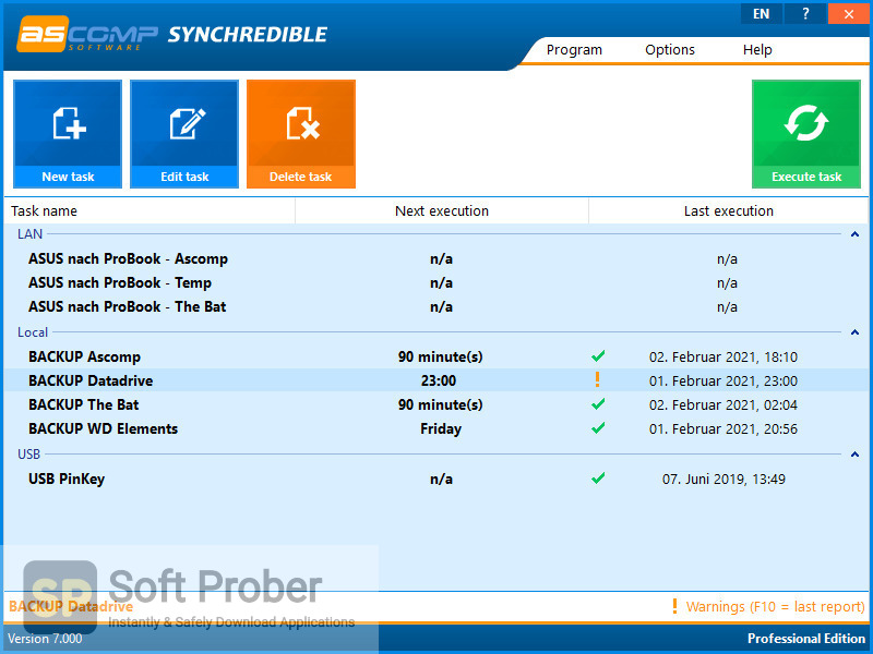 Synchredible Professional Edition 8.105 free downloads
