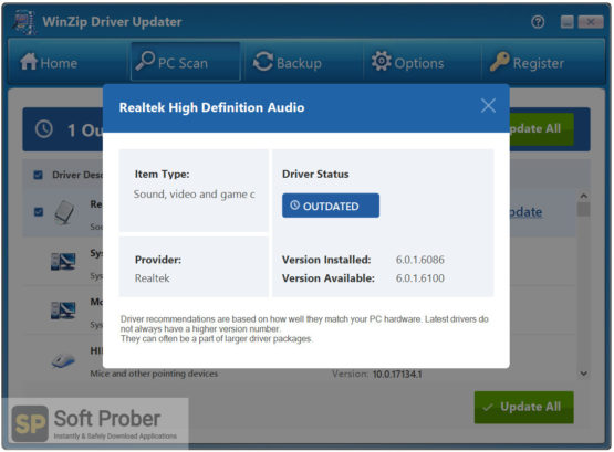 WinZip Driver Updater 2021 Latest Version Download-Softprober.com