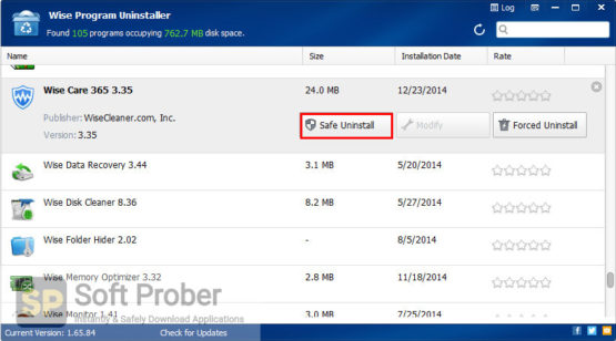 Wise Program Uninstaller 3.1.4.256 for windows instal free