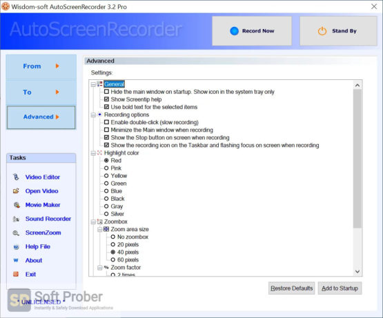 AutoScreenRecorder Pro 2021 Offline Installer Download-Softprober.com