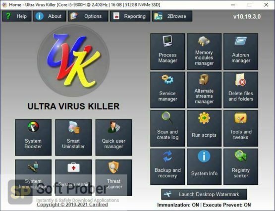 UVK Ultra Virus Killer Pro 2021 Latest Version Download-Softprober.com