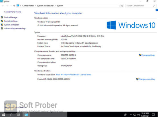 Windows 10 LTSC Enterprise 2019 MSDN May 2021 Offline Installer Download-Softprober.com