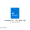 Windows 7 SP1 14in1 APRIL 2021 Free Download