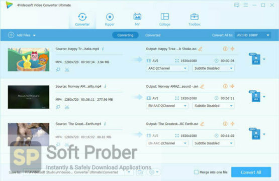 4Videosoft Video Converter Ultimate 2021 Offline Installer Download-Softprober.com