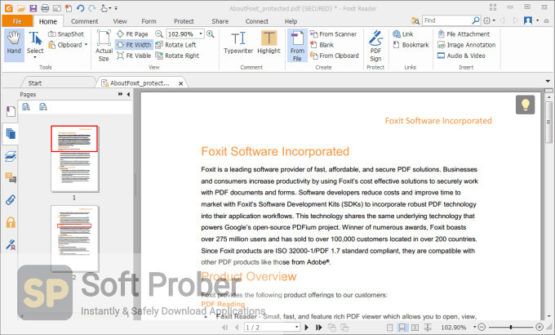 Foxit Reader 2021 Direct Link Download-Softprober.com