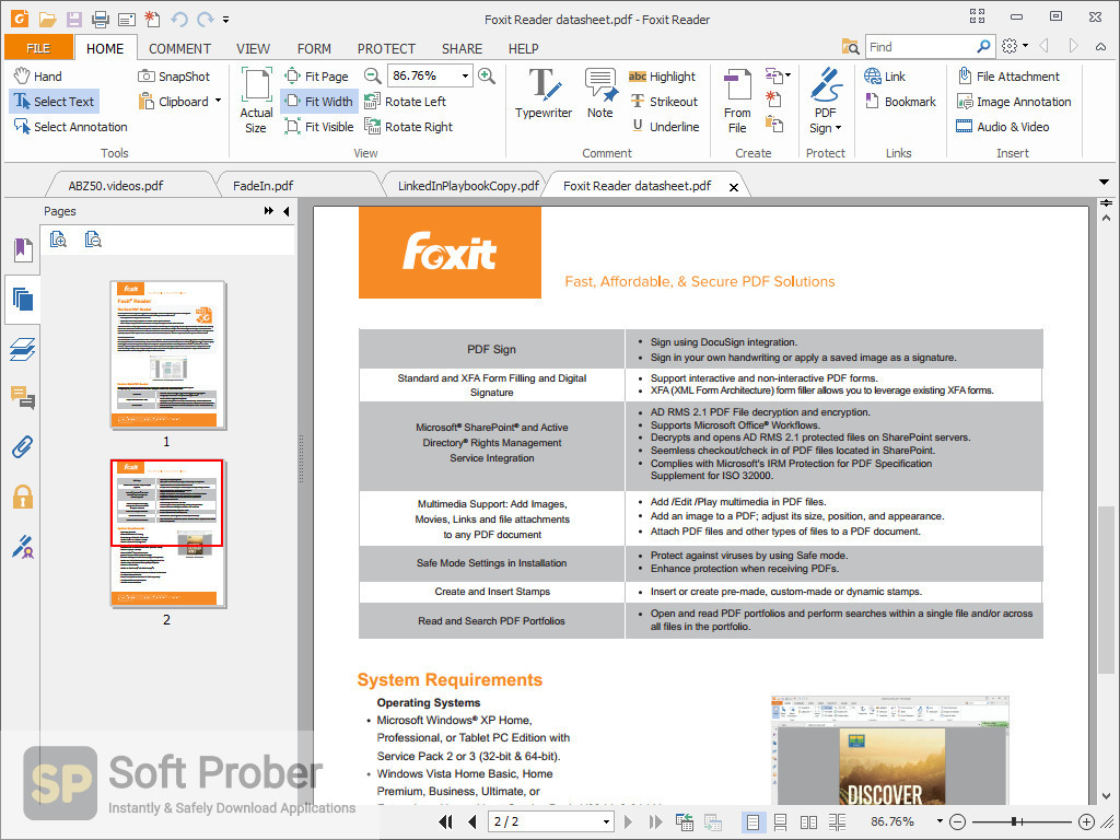 foxit reader free download for windows 8 32 bit