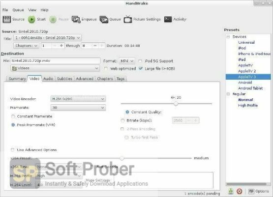 HandBrake 2021 Offline Installer Download-Softprober.com