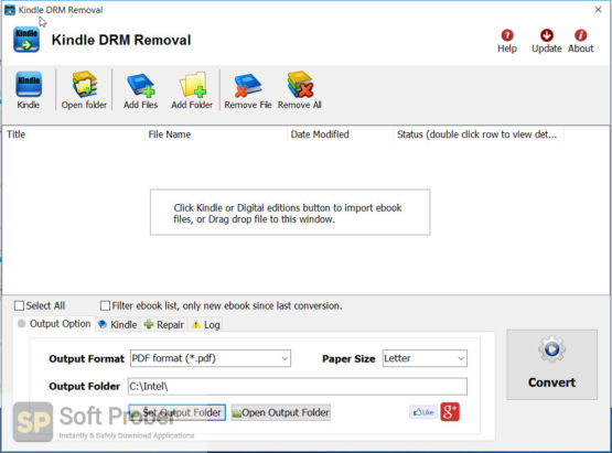 Kindle DRM Removal 2021 Direct Link Download-Softprober.com