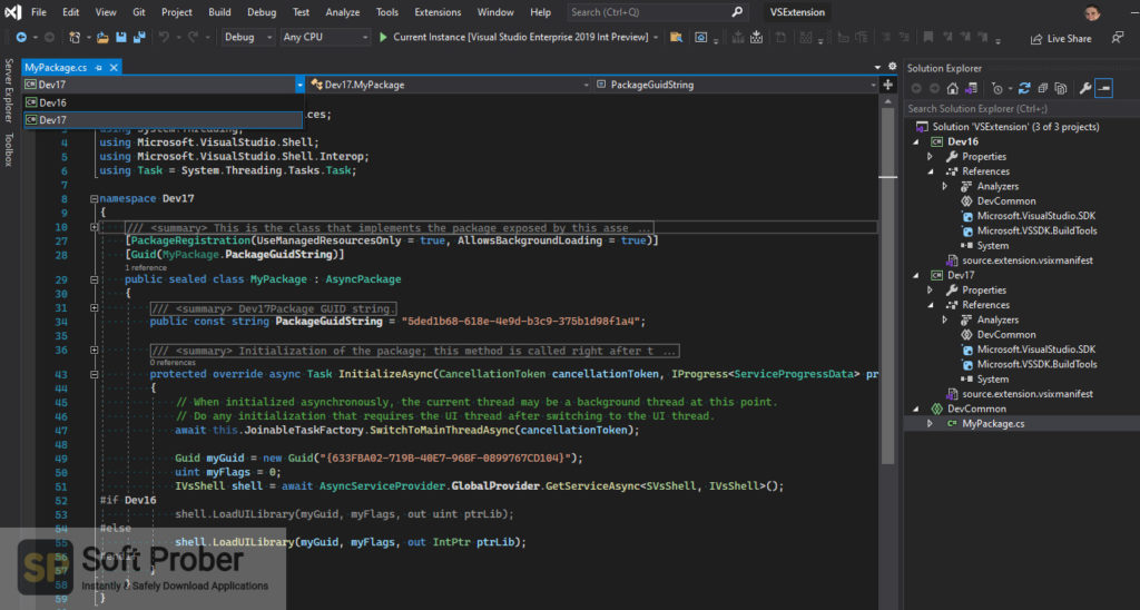 Features of Microsoft Visual Studio Preview