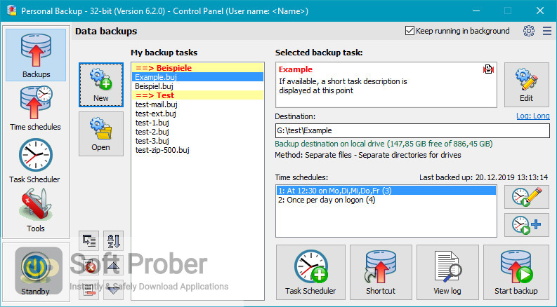 download the new version Personal Backup 6.3.4.1