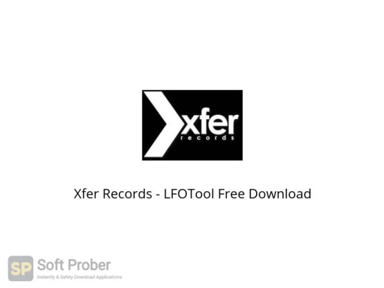 Xfer Records LFOTool Free Download-Softprober.com